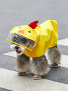 Adorable Chicken Design Hooded Pet Raincoat for Dogs and Cats