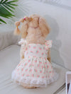 Sweetheart Style: Heart Print Ruffle Trim Pet Dress for Your Pup this Summer