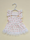 Sweetheart Style: Heart Print Ruffle Trim Pet Dress for Your Pup this Summer