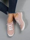 Step Out in Style: Women's Fashionable Lace-Up Sports Shoes