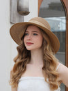 Chic and Stylish Solid Wide Brim Hat for Fashionable Sun Protection