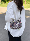 Vintage Geometric Hobo Bag: The Perfect Bohemian Style Accessory for Women