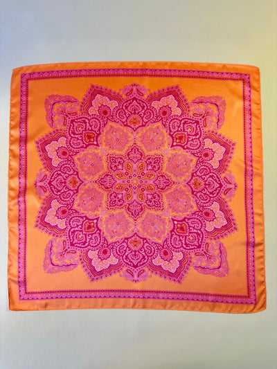 Elegant Floral Paisley Print Bandana: Embrace Your Style