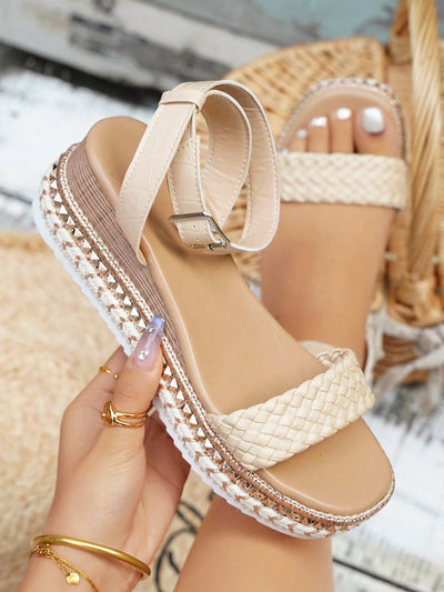 Colorful Vacation Style Wedge Sandals: Comfort and Style Combined