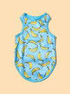 Banana Pattern Print Pet Tank: Keep Your Furry Friend Stylish and Comfy!