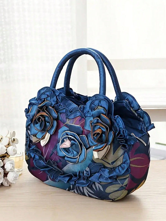 Introducing our Floral Bloom Drawstring Handbag - a must-have accessory for any fashion-forward individual. With its trendy design, simple drawstring closure, and cute floral pattern, this handbag is the perfect complement to any outfit. Its lightweight and convenient size make it ideal for everyday use.
