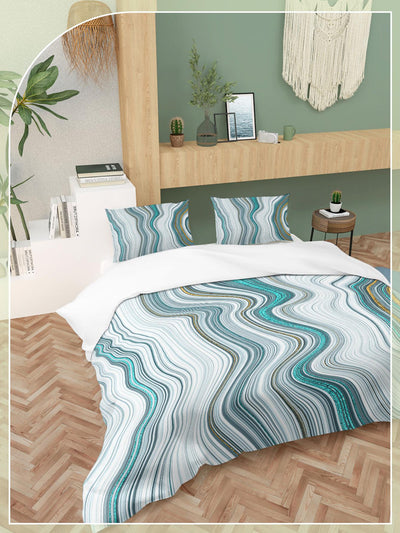 Upgrade your bedroom with our Golden Marble Dream <a href="https://canaryhouze.com/collections/duvet-cover-set" target="_blank" rel="noopener">Duvet Cover Set</a>. Experience the luxurious softness and comfort of this liquid abstract art bedspread. The golden marble design adds a touch of elegance to your room while also providing a cozy and stylish sleep experience. Rest easy in style with this unique duvet cover set.