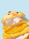 Adorable Chicken Design Hooded Pet Raincoat for Dogs and Cats