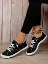 Step Out in Style: Women's Fashionable Lace-Up Sports Shoes