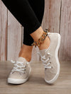 Step Out in Style: Women's Fashionable Lace-Up Sports Shoes