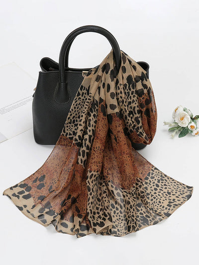 Stylish and Lightweight: New Spring Collection Women's Fashion Chiffon Silk Scarf for Everyday Use