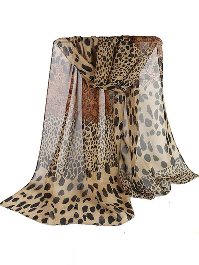 Chic Chiffon: New Spring Collection Silk Scarf - Lightweight Mid-Size for Everyday Use