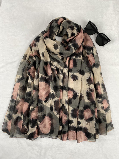 Chic Leopard Print Boho Scarf – Versatile Daily Accessory for Effortless Style