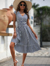 Chic Striped Ruffle Hem Dress - Perfect for Any Occasion