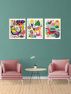Modern Garden Wall Art Trio: Enhance Your Living Space with Style