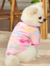 Paw-some Style: Bow Pattern Pet Sweatshirt for Cats and Dogs