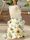 Sunflower Pet Dress: Bring Style to Your Furry Friends' Wardrobe!