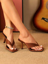 Chic Minimalist Stiletto Thong Sandals - Perfect for Summer Vibes!