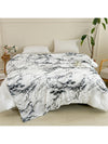 Regal Purple Marble Bedspread: Add Elegance to Your Bedroom