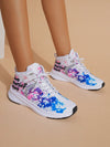 Step up Your Style with Letter Graphic Lace-up Front Running Shoes