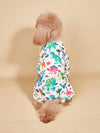 Colorful Dinosaur Printed Pet Clothes: Four Seasons Style for Cats and Dogs