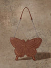 Chic and Stylish: Butterfly Shape Design Bag with Chain Decor - Perfect for Work