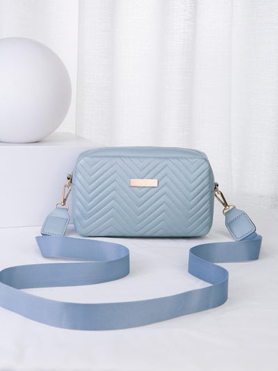 Vibrant Woven Mini Crossbody Bag: Stylish Quilted V-Shape Sling for Everyday Essentials