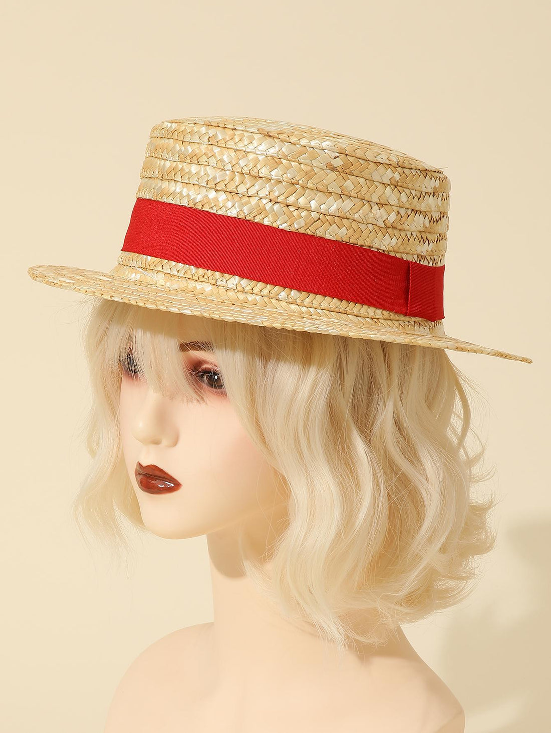 Elevate your beach attire with our chic and stylish handmade straw sun hat. Handwoven with care, this hat not only provides excellent sun protection, but also adds a touch of elegance to your summer look. The ultimate accessory for any woman looking to make a statement.