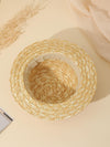 Chic and Stylish Handmade Straw Sun Hat - The Ultimate Beach Accessory for Women