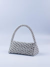 Chic Hollow Out Beaded Transparent Tote Bag - Waterproof & Sandproof for Beach, Sports & Picnics