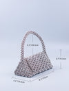 Chic Hollow Out Beaded Transparent Tote Bag - Waterproof & Sandproof for Beach, Sports & Picnics