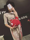 Whimsical Crab Kiss-Lock Crossbody Bag - Fun & Playful Novelty Accessory!