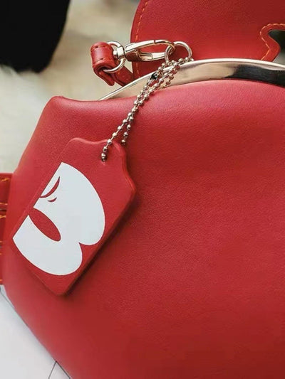 Whimsical Crab Kiss-Lock Crossbody Bag - Fun & Playful Novelty Accessory!