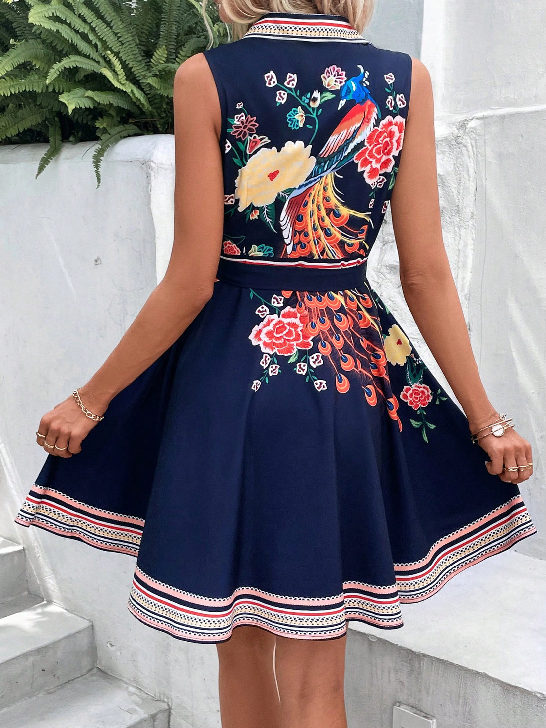 Add a touch of playfulness to your vacation and beach outings with our Chic Floral Print Belted Shirt Dress! The perfect mix of style and comfort, this dress will have you turning heads and feeling confident. With a vibrant floral print and a flattering belted waist, you'll be vacation ready in no time.