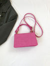 Chic Pink Tote Handbag: Versatile Shoulder & Crossbody Bag for Everyday Elegance