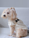 Paw-sitively Adorable: Polka Dot Pet Dress with Bow Detail for Dogs and Cats