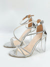 Glamorous Rhinestone Chunky Heeled Sandals: Perfect for party nights!