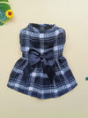 Chic and Stylish Plaid Print Pet Dress