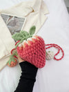 Expertly crafted with love and care, the Handmade Delight: Colorful Knitted Strawberry Crossbody Bag is a unique and charming accessory. Its intricate knitted design and vibrant colors make it a standout piece. Carry your essentials in style and support local artisans with this handmade bag.