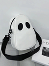 Spooky Chic Mini Cute Ghost Design Purse: The Perfect Novelty Crossbody Bag for Women