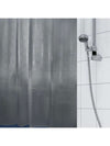 Futuristic 3D Crystal Clear Plastic Shower Curtain with Ice Cube Design - Lightweight and Stylish for Your Bathroom