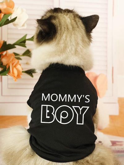 This chic printed letter pet vest is perfect for stylish cats and dogs, particularly Bichon, Teddy, and Poodle breeds. With its trendy design and comfortable fit, your furry companion will stand out and feel great. Made with high-quality materials, this vest is both stylish and practical.