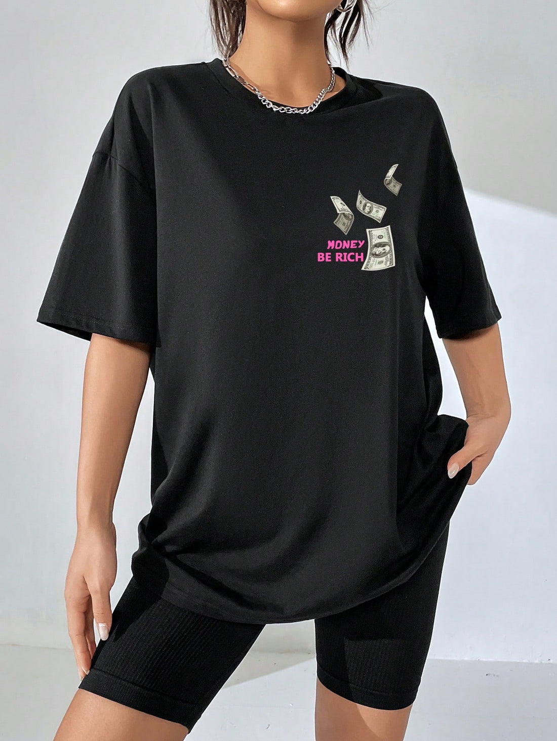 Embrace a chill and effortless spring-summer style with our oversized Chill Vibes tee. Featuring a bold letter print, this tee adds a playful touch to any outfit. Stay cool and comfortable while making a statement.