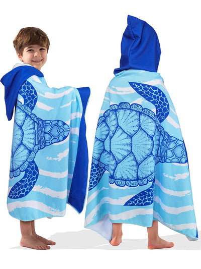 Introducing Ocean Elements Printed Boys' <a href="https://canaryhouze.com/collections/towels?sort_by=created-descending" target="_blank" rel="noopener">Bathrobe</a>, the perfect combination of warmth and style. Made with soft, cozy fabric, this bathrobe will keep your little one warm and comfortable after bath time. With its playful and vibrant print, it's the perfect addition to any child's wardrobe.