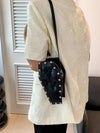 Punk Style Flower Embroidery Mini Leather Shoulder Bag: The Ultimate Gothic Accessory for Women