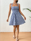 Chic Floral Gingham Tie-Back Halter Sundress for Effortless Summer Style