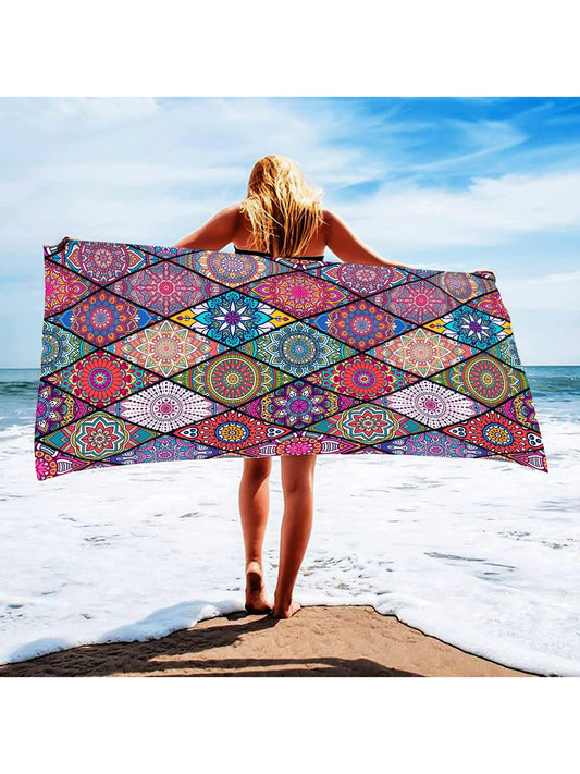 This Boho Bliss <a href="https://canaryhouze.com/collections/towels" target="_blank" rel="noopener">beach towel</a> is perfect for all your summer adventures. Made of microfiber, it is lightweight, quick-drying, and sand-resistant. The trendy mandala print adds a touch of bohemian style. Enjoy your beach days with this ultra-soft and absorbent towel.