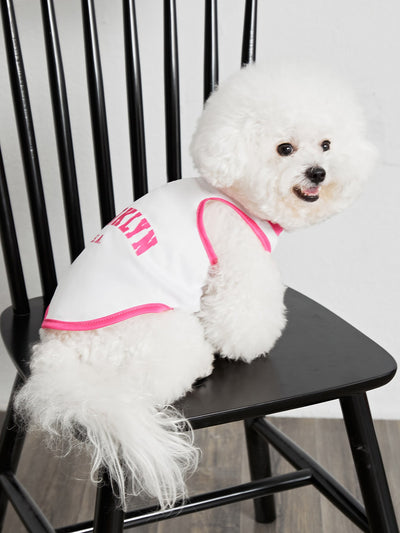 Stylish and Comfortable Letter Pattern Dog Vest