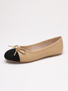 Chic Bowknot Spliced Flat Shoes for Effortless Style – Soft & Comfortable Low-Heel Design for Every Season