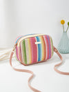 Chic and Stylish: Colorful Braided Single Shoulder Crossbody Bag for Women